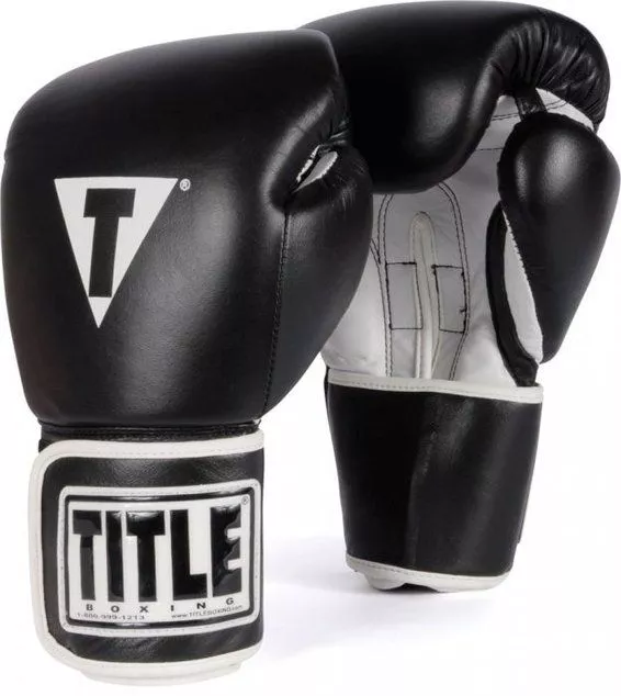 Боксерские перчатки TITLE Pro Style Leather Training Gloves