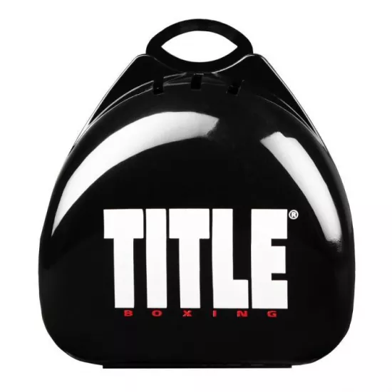 Кейс для капы TITLE Deluxe Mouthguard Case-черный