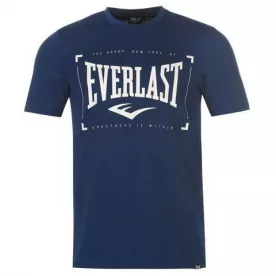 Футболка Everlast Logo T-shirt Mens Navy Square-S