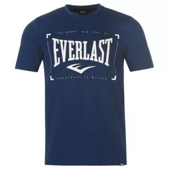 Футболка Everlast Logo T-shirt Mens Navy Square-S
