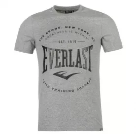 Футболка Everlast Logo T-shirt Mens Marl Bronx-S