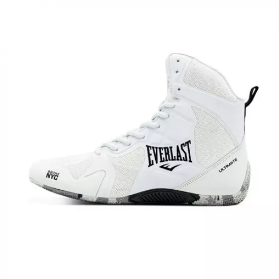 Боксерская обувь Everlast Ultimate Boxing Shoes White-39