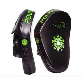 Лапи боксерські PowerPlay 3051 чорно-зелений