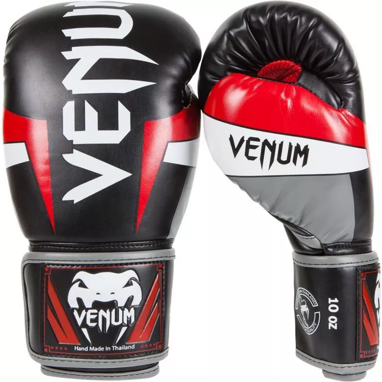 Перчатки Venum Elite Boxing Gloves Black-10