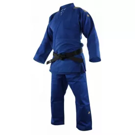 Кимоно для дзюдо Champion II, золотые полосы (синий, J-IJFB-SMU)-160