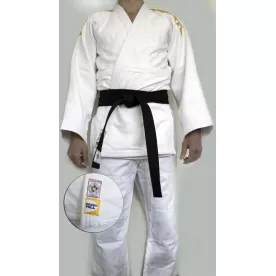 Кимоно дзюдо "Professional" IJF Green Hill (белое)-150