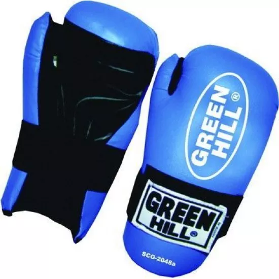 Перчатки Кикбоксинг SEMI CONTACT Green Hill-S