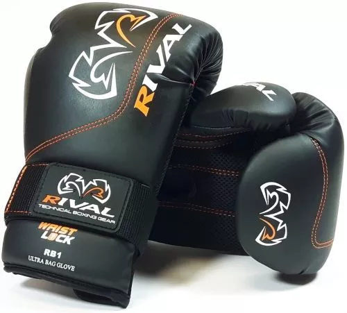 Боксерские перчатки Rival RB1 Ultra Bag Gloves Black-8