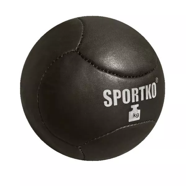 Медбол, важкий м'яч SportKO Шкіра 1кг