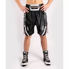 Боксерские шорты Venum Arrow Loma SIgnature Collection Boxing Shorts Black White-XS