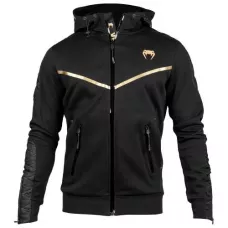Толстовка Venum Laser Evo Hoody Black Gold-XS