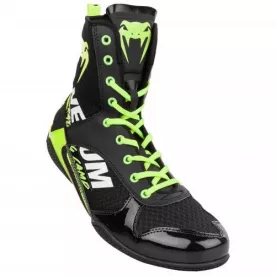 Боксерки Venum Elite VTC 2 Edition Boxing Shoes Black Neo Yellow-40