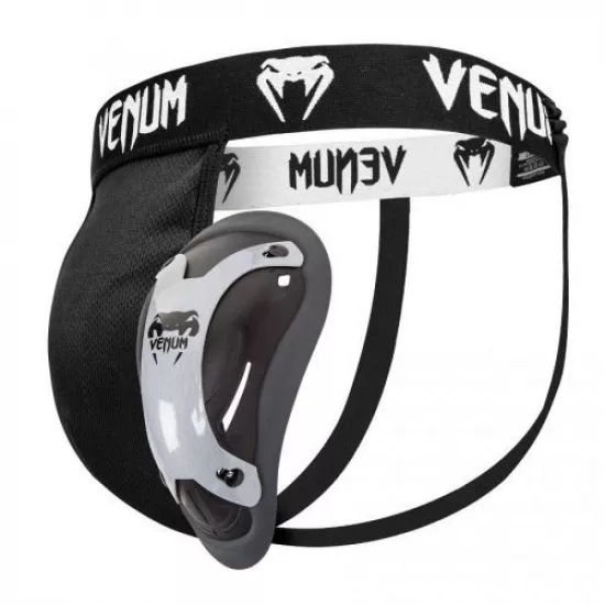 Защита паха Venum Competitor Groinguard & Support Silver Series-M