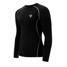 Рашгард с длинным рукавом RDX LYCRA BLACK-S