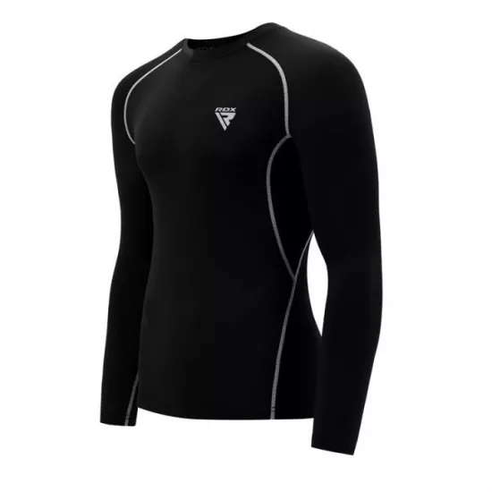 Рашгард з довгим рукавом RDX LYCRA BLACK-S