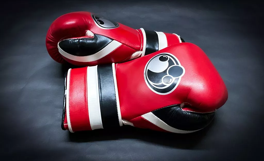 Рукавички для боксу Grant Pro Velcro Traning Boxing Gloves Black/Red-замовлення