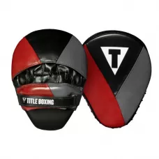 Боксерские лапы TITLE Boxing Prime Punch Mitts Cardinal -24 x 19см