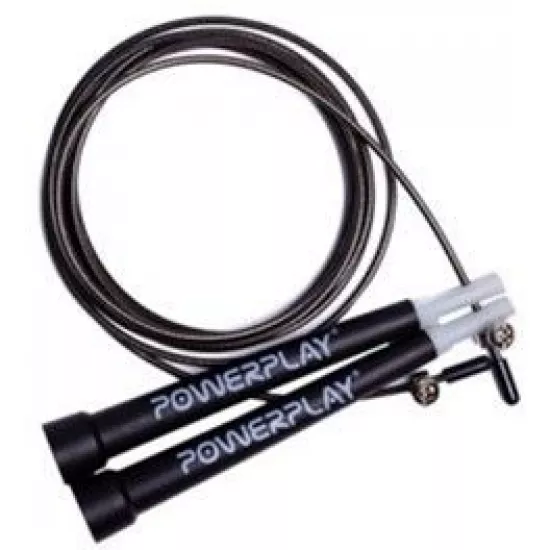 Скакалка швидкісна PowerPlay 4202 Black-290см
