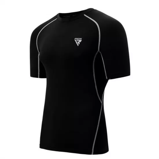Рашгард із коротким рукавом RDX Lycra Black-S