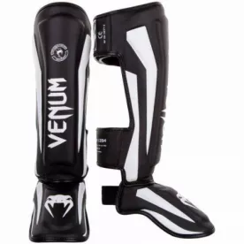Захист гомілки Venum Elite Standup Shinguards Black White-M