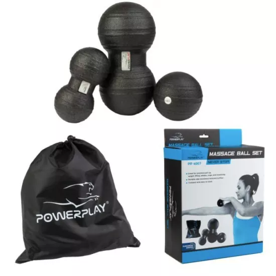 Набір масажних м'ячиків PowerPlay 4007 (3 шт)