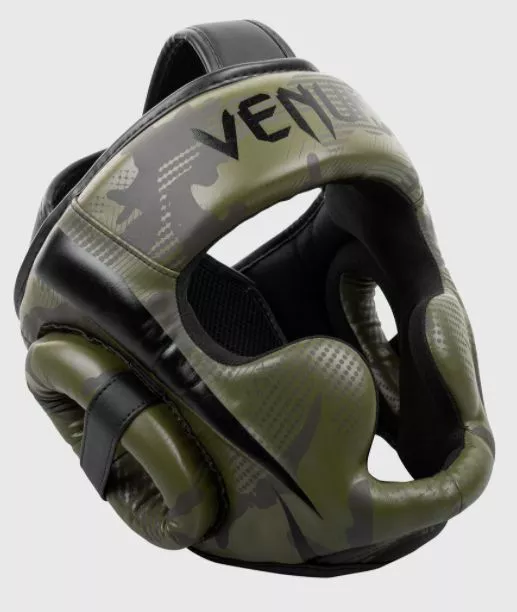 Боксерський шолом Venum Elite Headgear Khaki Camo - універсальний