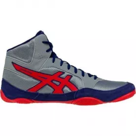 Борцовки ASICS SNAPDOWN 2 STONE GREY/CLASSIC RED (J703Y-020)-35