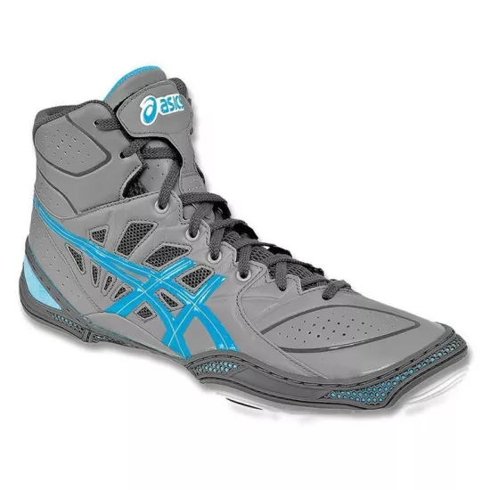 Борцовки ASICS DAN GABLE ULTIMATE 3 SILVER/MALIBU/WHITE (J305Y-9361)-39,5