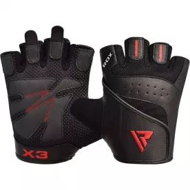 Перчатки для фитнеса RDX S2 Leather Black-S