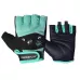 Фитнес перчатки женские Powerplay 3492 Черно-мятный-XS