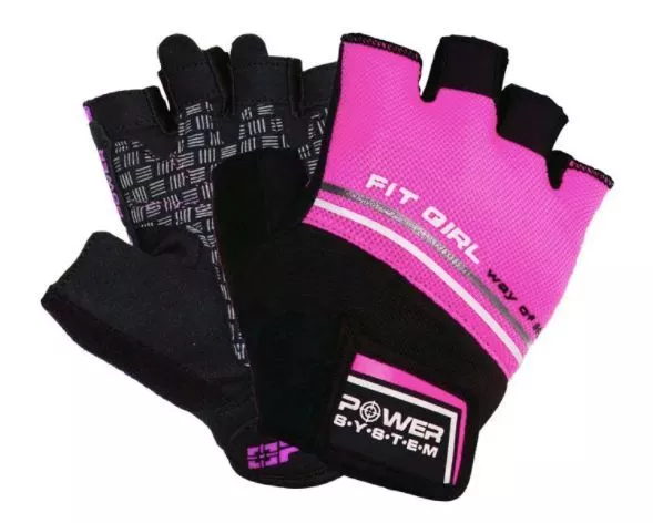 Перчатки для фитнеса женские Power System Fit Girl Evo PS-2920 Pink-XS