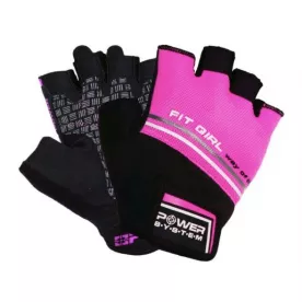Перчатки для фитнеса женские Power System Fit Girl Evo PS-2920 Pink-XS