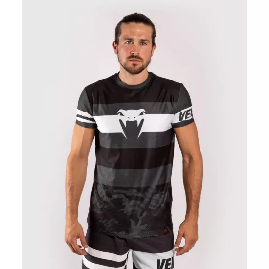 Футболка Venum Bandit Dry Tech T-shirt Black Grey-XS