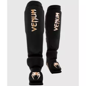 Захист ніг Venum Kontact Evo Shinguards Black Gold-S