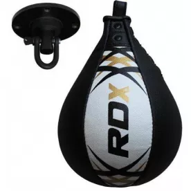 Пневмогруша RDX Leather White-19 см