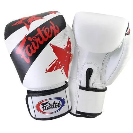 Рукавички боксерські Fairtex BGV1 Black Nation 10 унцій
