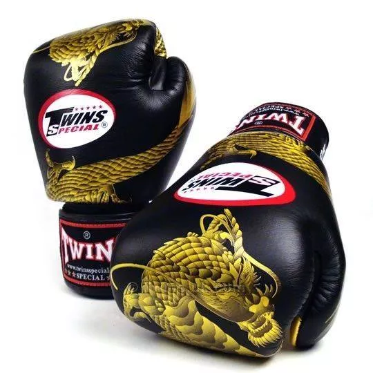 Боксерские перчатки Twins Dragon FBGV-23G 10 унций