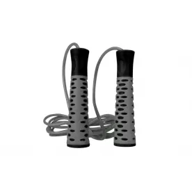 Скакалка PowerPlay 4206 Серо-черная 275см