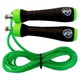 Скакалка RDX STEEL GEL 270см-зелена