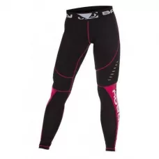 Компрессионные Штаны Женские BAD BOY LEGGINGS BLACK/PINK