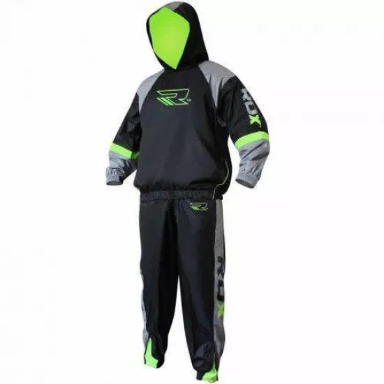 Костюм для Похудения с Капюшоном RDX GREEN