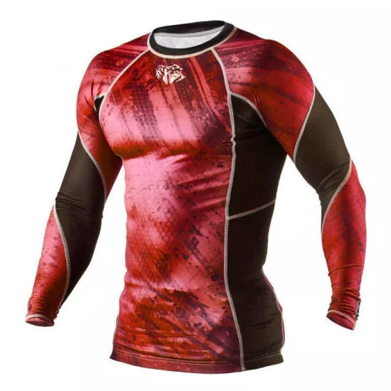 Рашгард с длинным рукавом Peresvit Immortal Silver Force Red-S