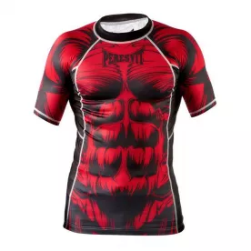 Рашгард с коротким рукавом Peresvit Beast Silver Force Burn Red-S