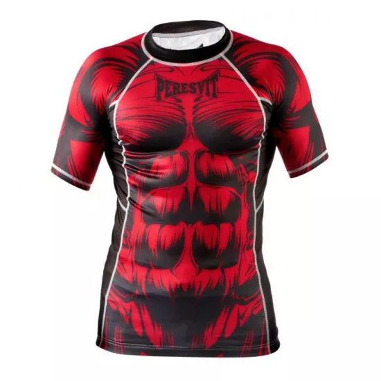 Рашгард із коротким рукавом Peresvit Beast Silver Force Burn Red-S