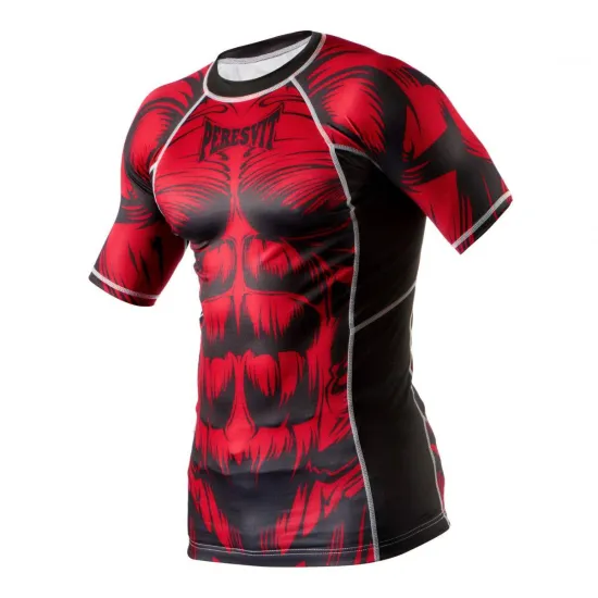 Рашгард із коротким рукавом Peresvit Beast Silver Force Burn Red-S