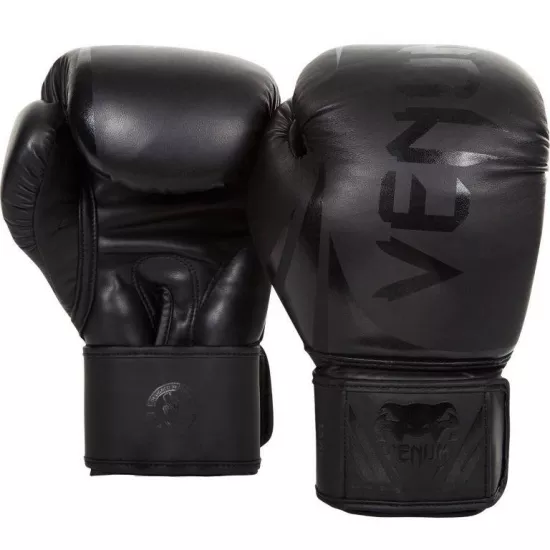 Боксерские перчатки Venum Challenger 2.0 Black/Black 10 унций