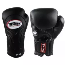 Боксерские перчатки Twins Special BGVL-6 Черные 10 унций