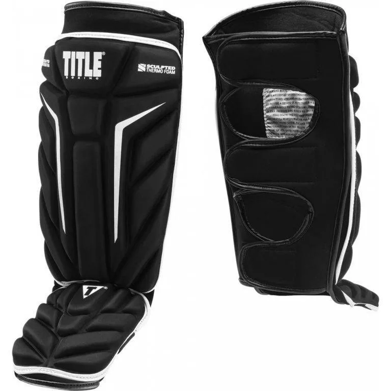 Захист гомілки TITLE Sculpted Thermo Foam Shin/Instep Guards