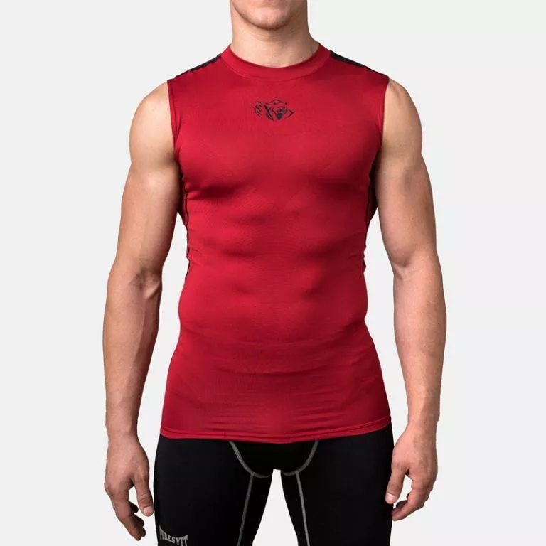 Компресійна футболка з рукавом Peresvit Air Motion Compression Tank Red-S