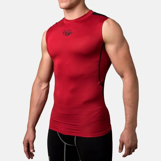 Компресійна футболка з рукавом Peresvit Air Motion Compression Tank Red-S
